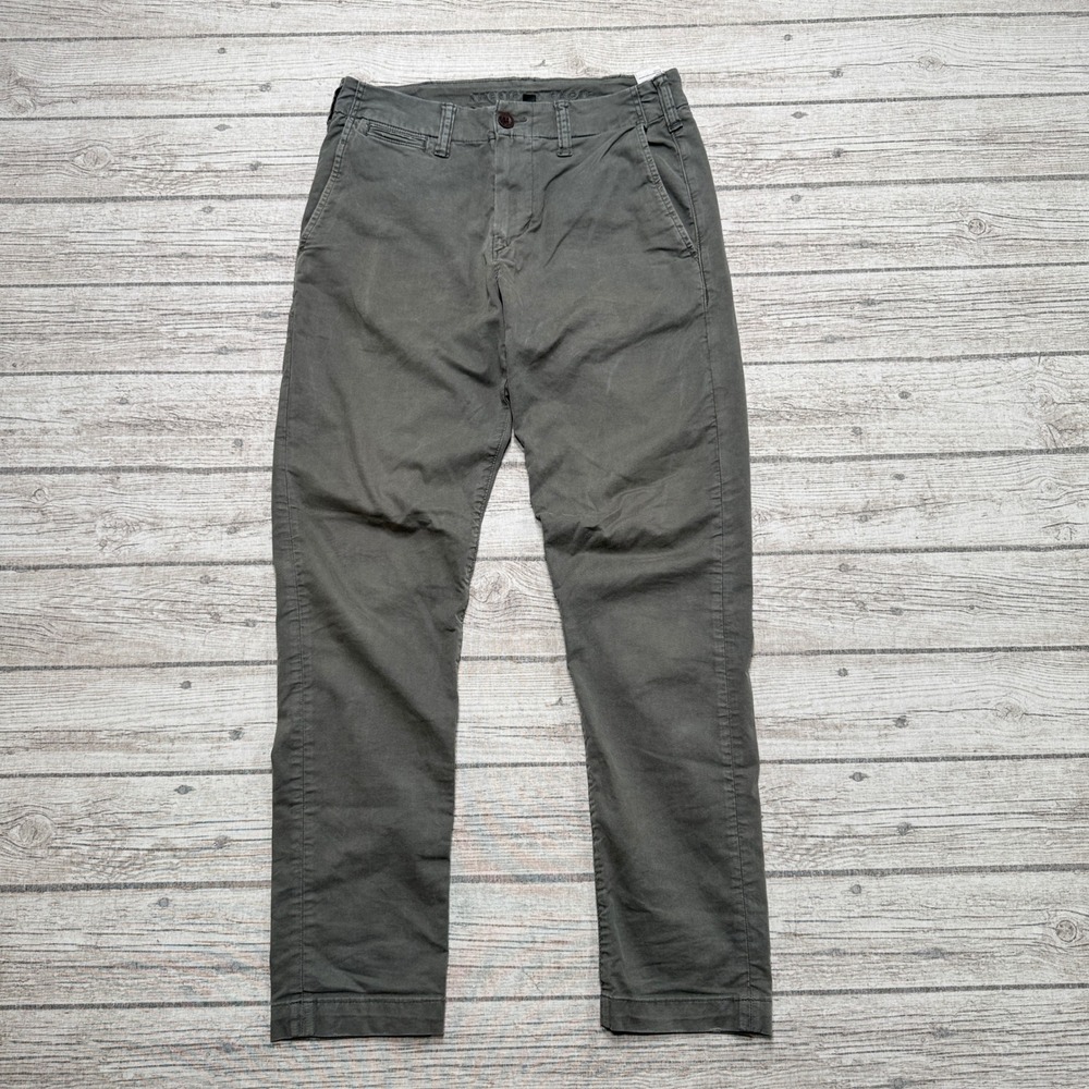 American Eagle Pants Men's 28x30 Olive Green Slim Next Level Flex Straight Leg